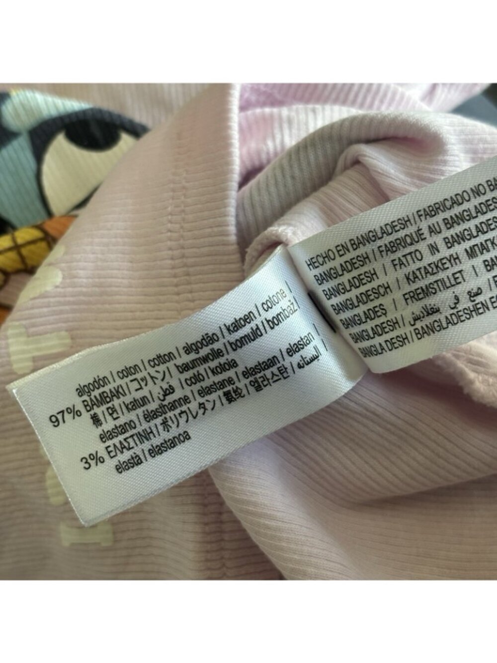 Zara Bluey Bingo Matching Set Ribbed Shorts & Top Size 4 Yr Disney Pink Icecream - Picture 12 of 16